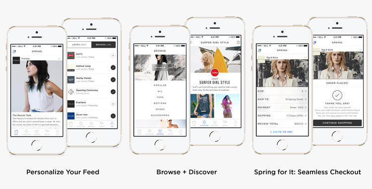 Image of app screens