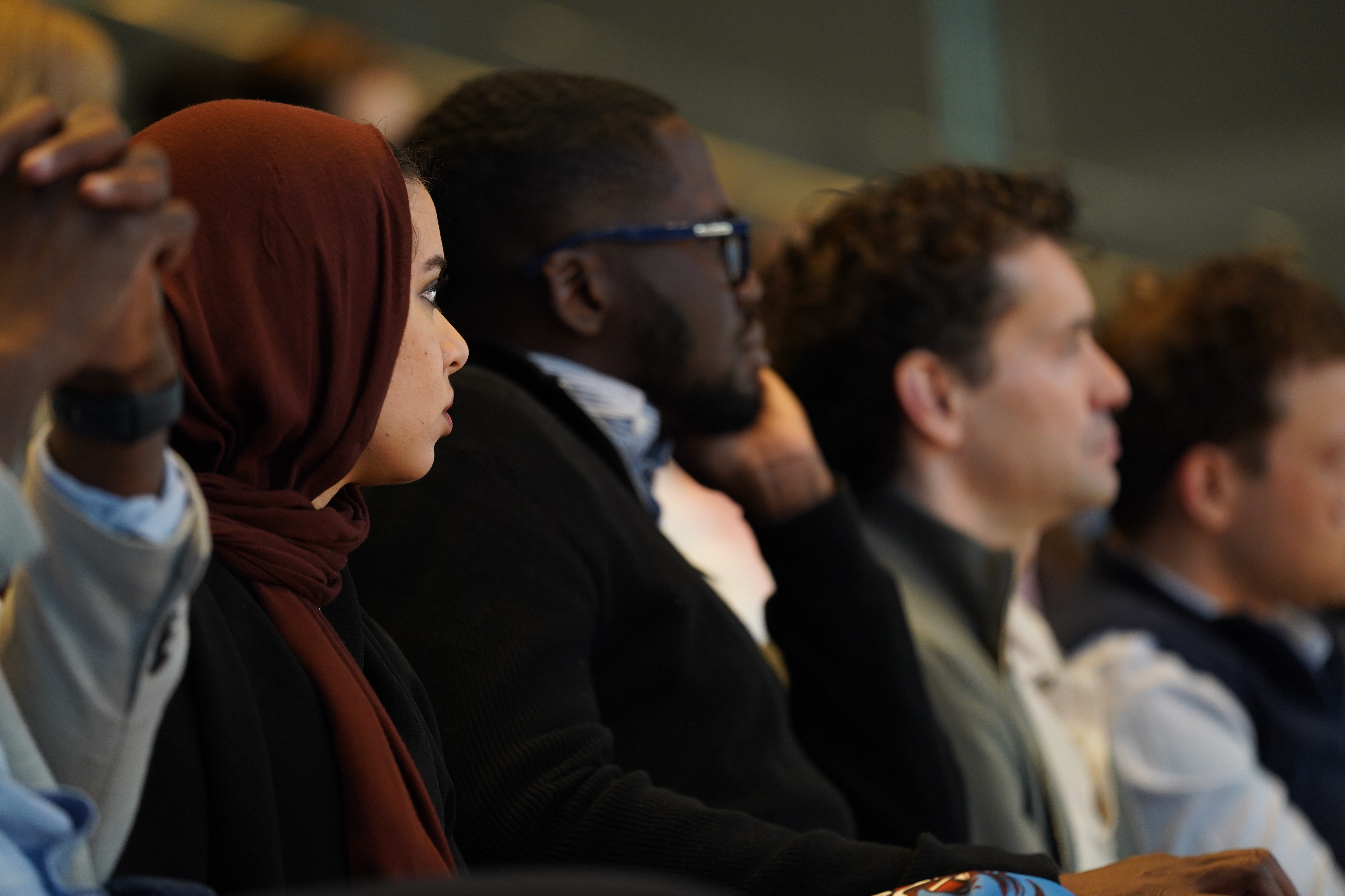 Students attending a lecture