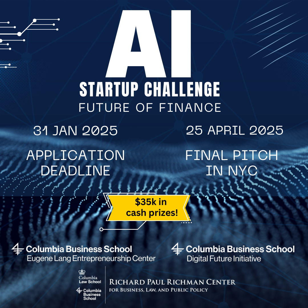 AI Startup Challenge Future of Finance Image