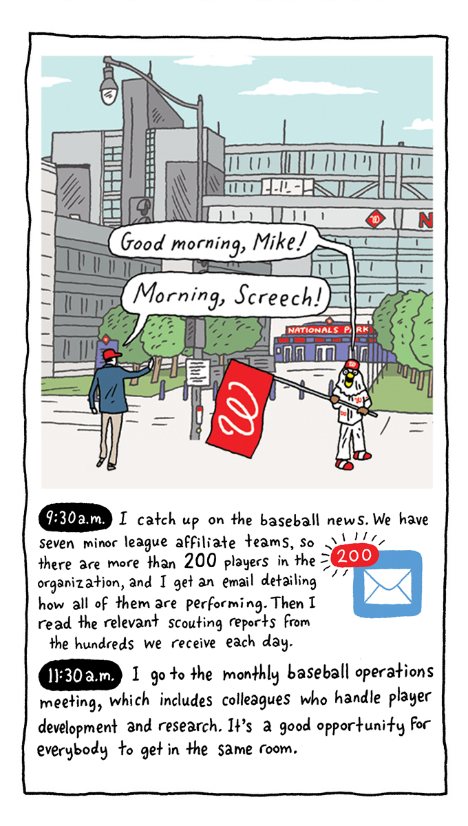 A Day in the Life: Mike DeBartolo '13, Assistant General Manager, Washington Nationals