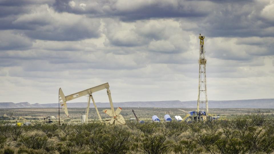 oil and gas industry photo from far away