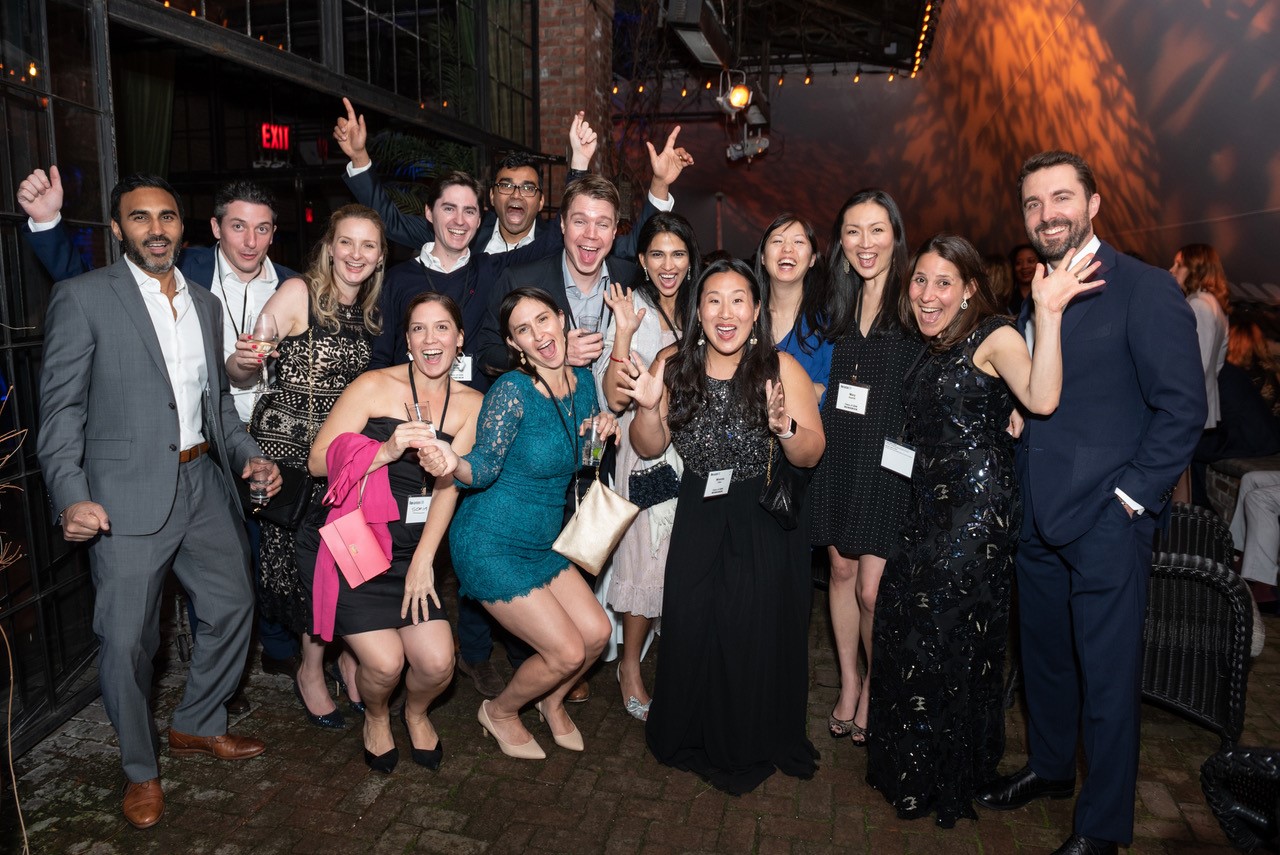 alumni members connecting at reunion