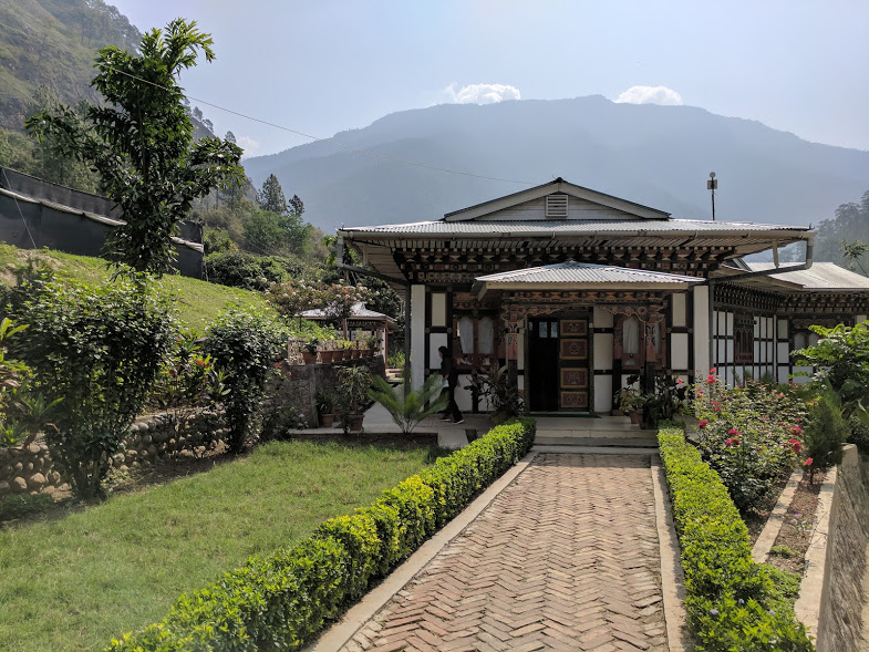 The offices of Mountain Hazelnuts in Bhutan  © Teresa Law '81