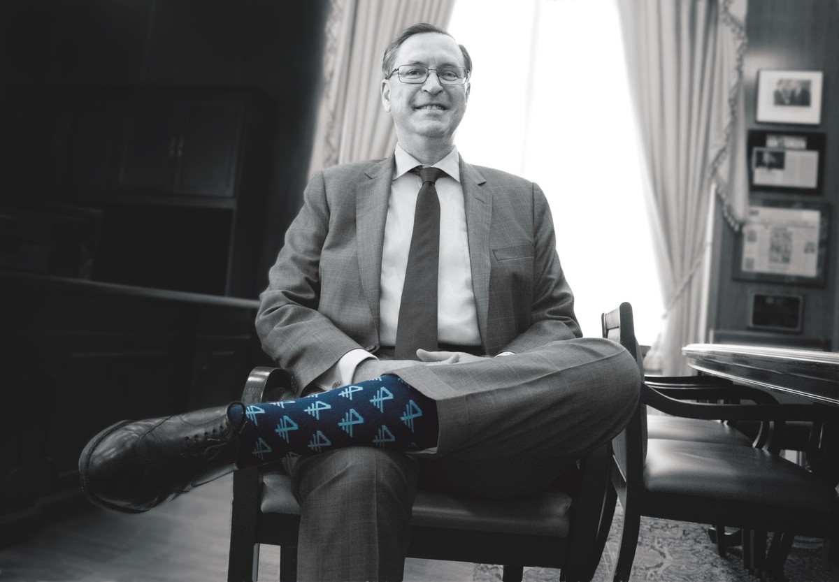 Hubbard sporting Hermes socks