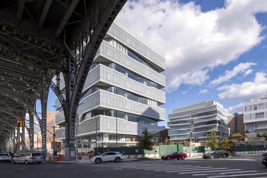 Kravis Hall on the Manhattanville campus of CBS