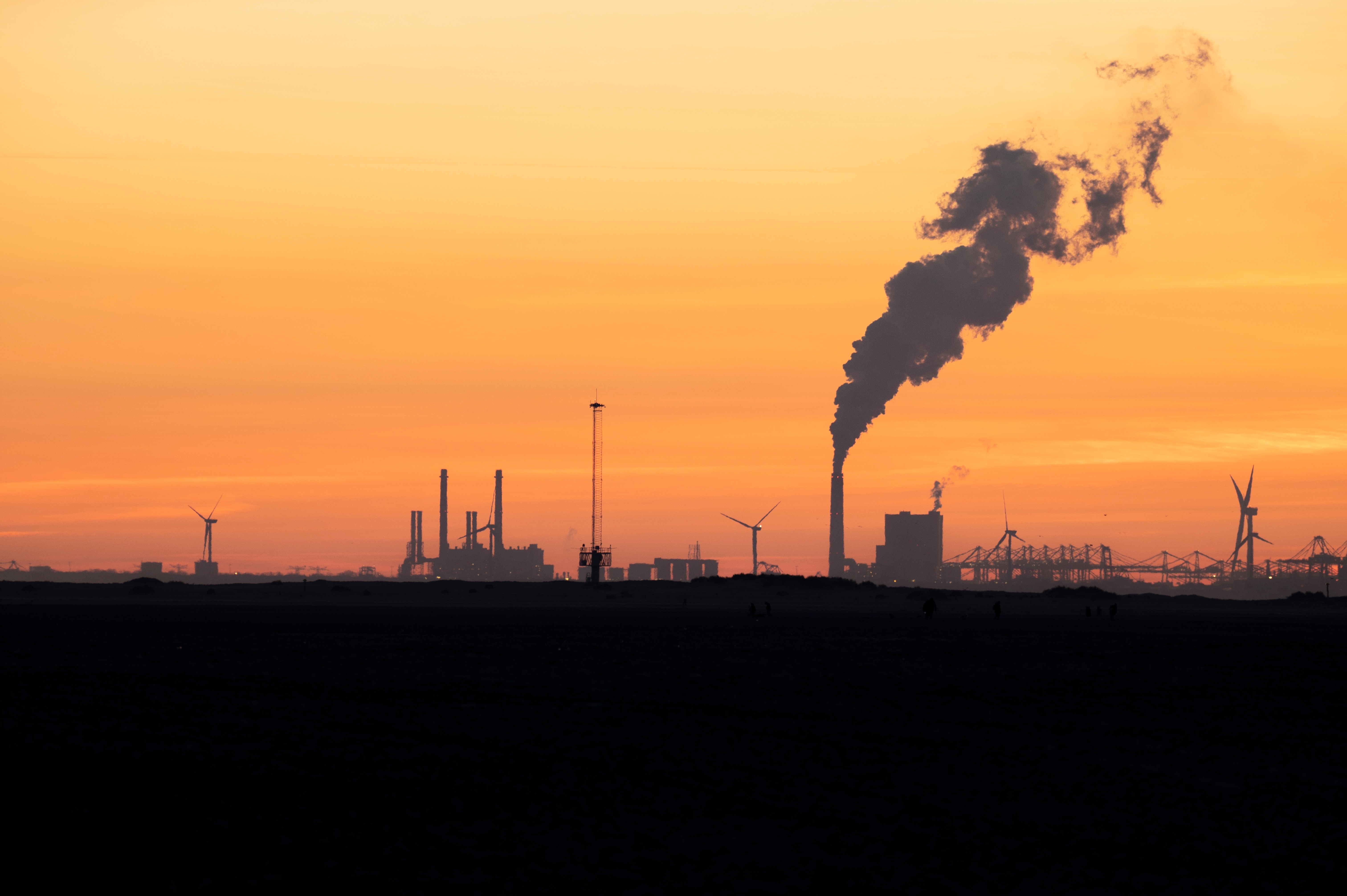 Smoke from an industrial plant