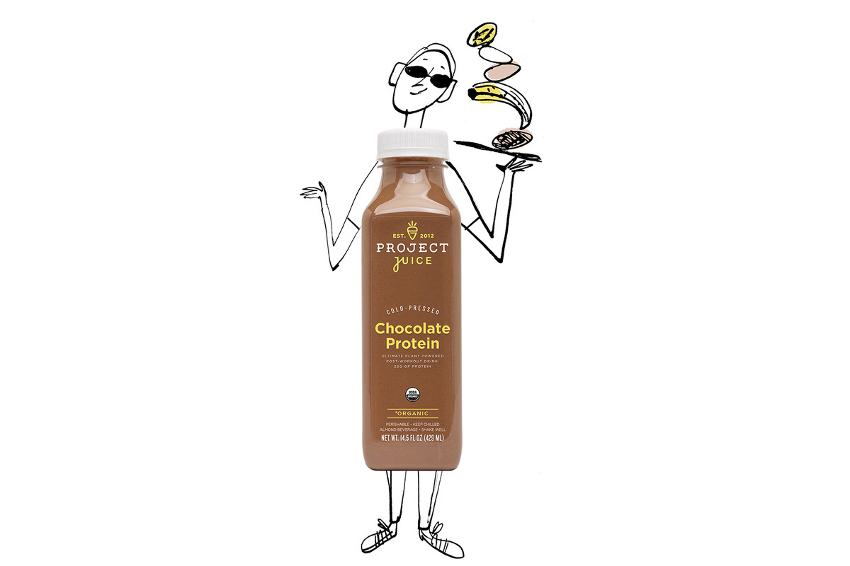 Project Juice cartoon man.