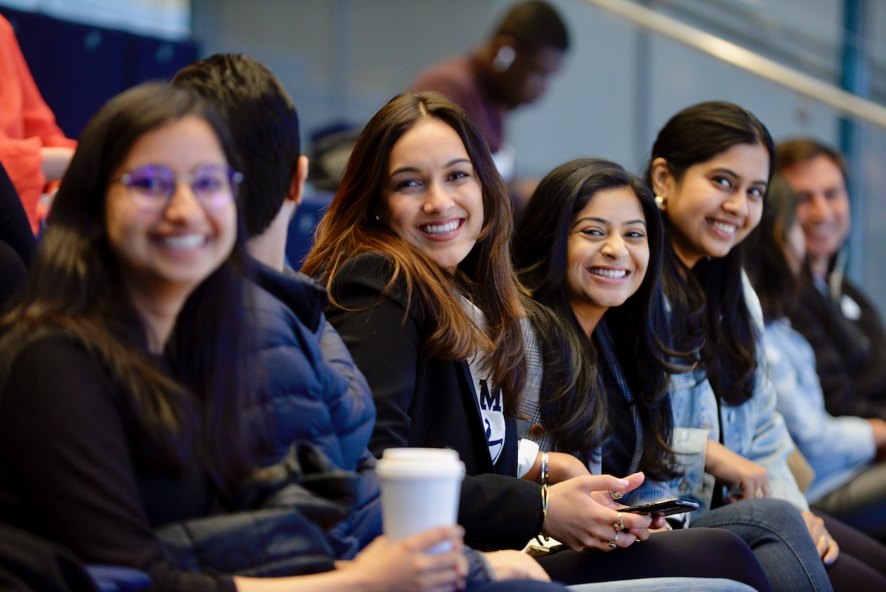 Students in an auditorium