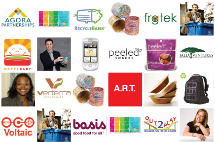 Logos of various social ventures