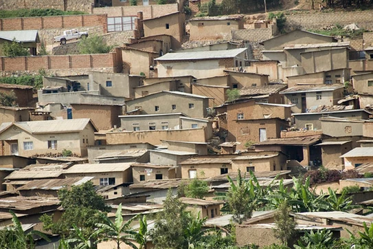 Rwanda homes pictured