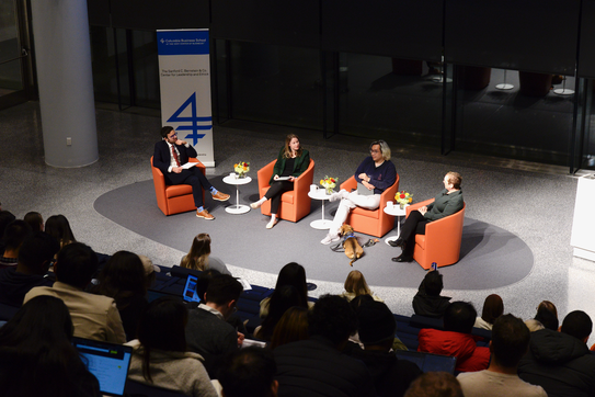 Panelists on stage