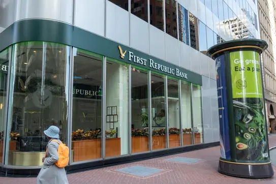 A First Republic Bank branch in California