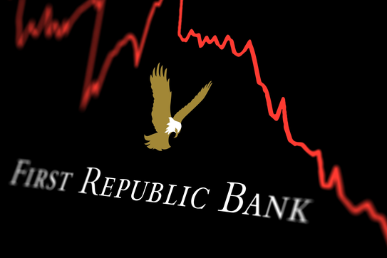 First Republic Bank logo and market reaction