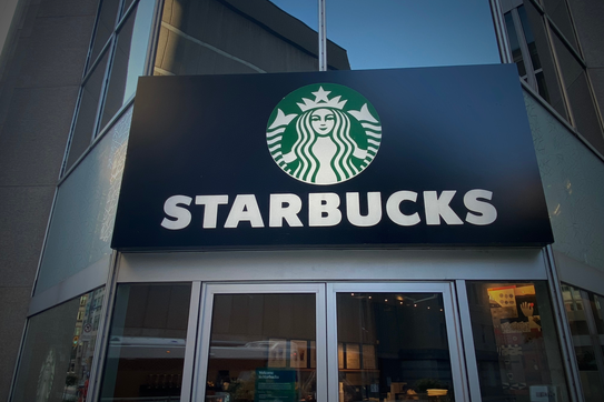 A Starbucks store front