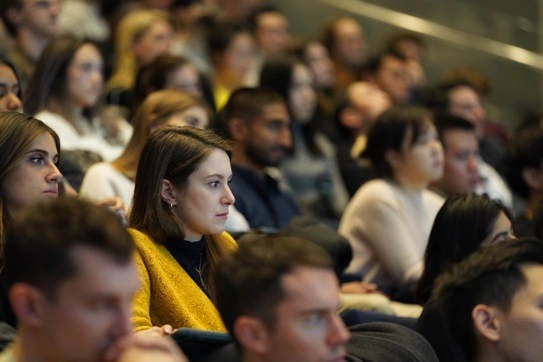 CBS students in a lecture hall