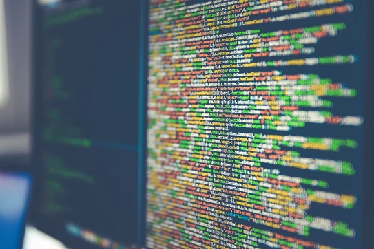 Colorful software or web code on a computer monitor photo – Free Technology Image on Unsplash by Markus Spiske.