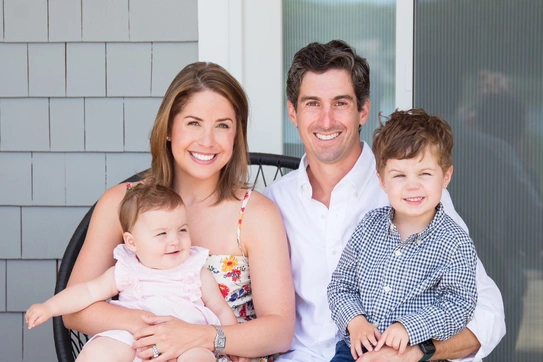 Rachel & Daniel with their two children 