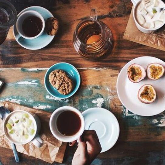 Tablescape of Boda Coffee