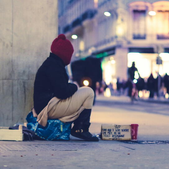 Homeless person
